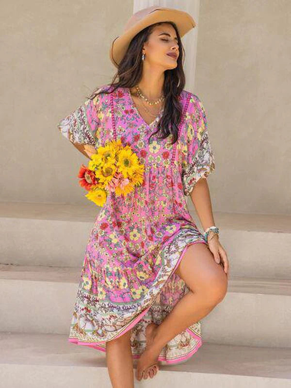 ZARA - Floral Midi Dress – Lucy Sydney