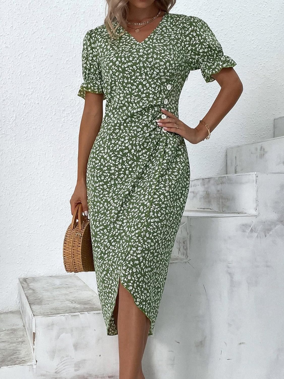 AURORA - Elegant Floral Dress – Lucy Sydney