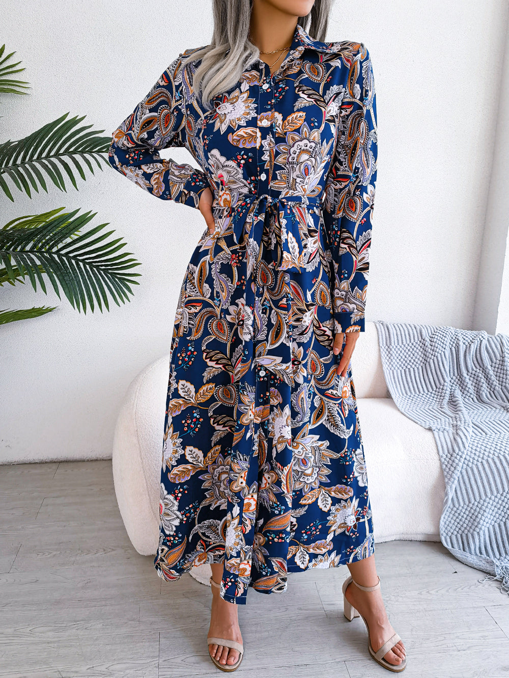 ALEXIA - Floral Print Maxi Dress – Lucy Sydney